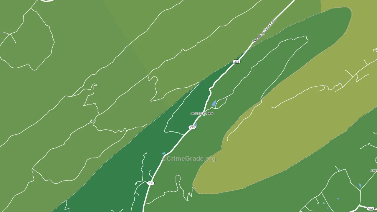 Doubling Gap, PA Map of Vandalism Rates