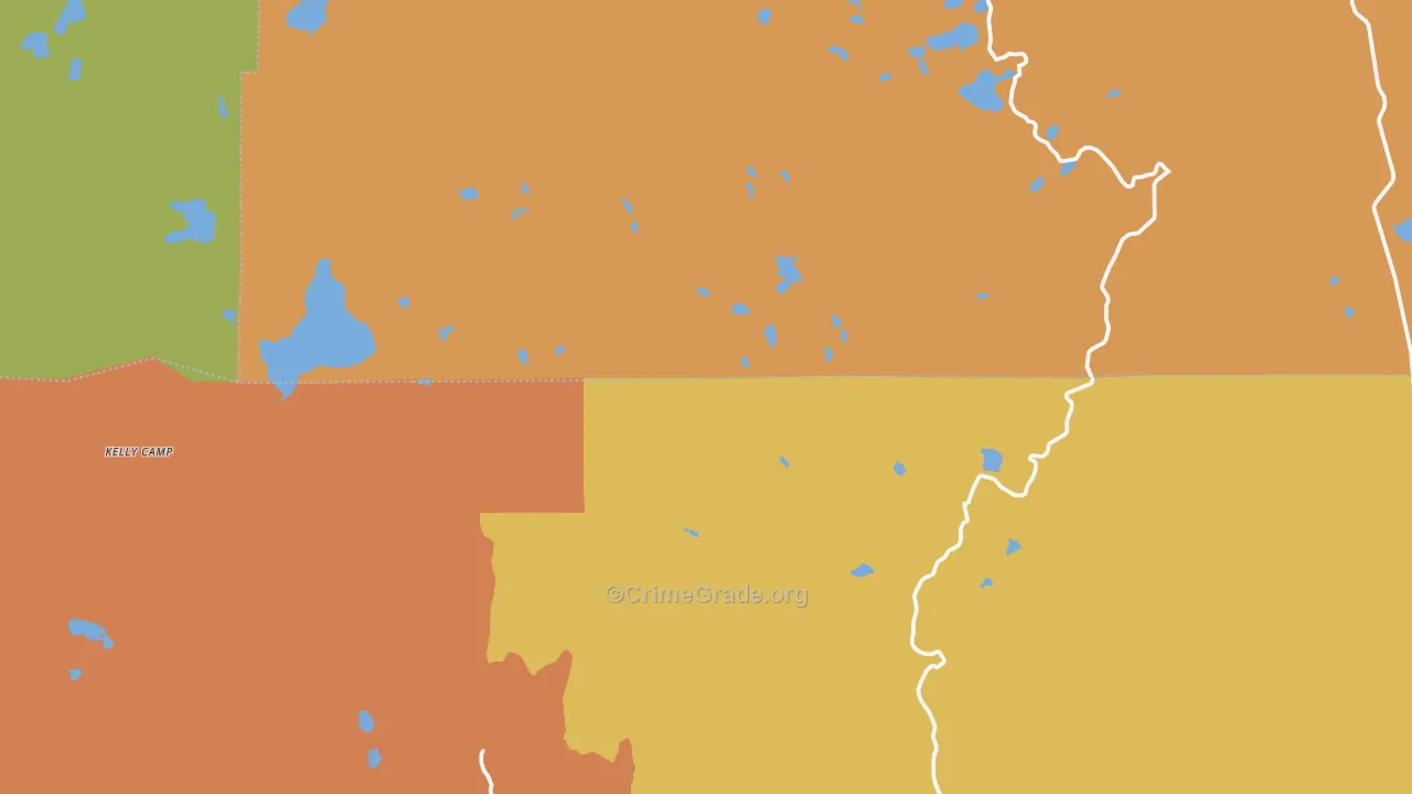 Drakesbad, CA Map of Vandalism Rates