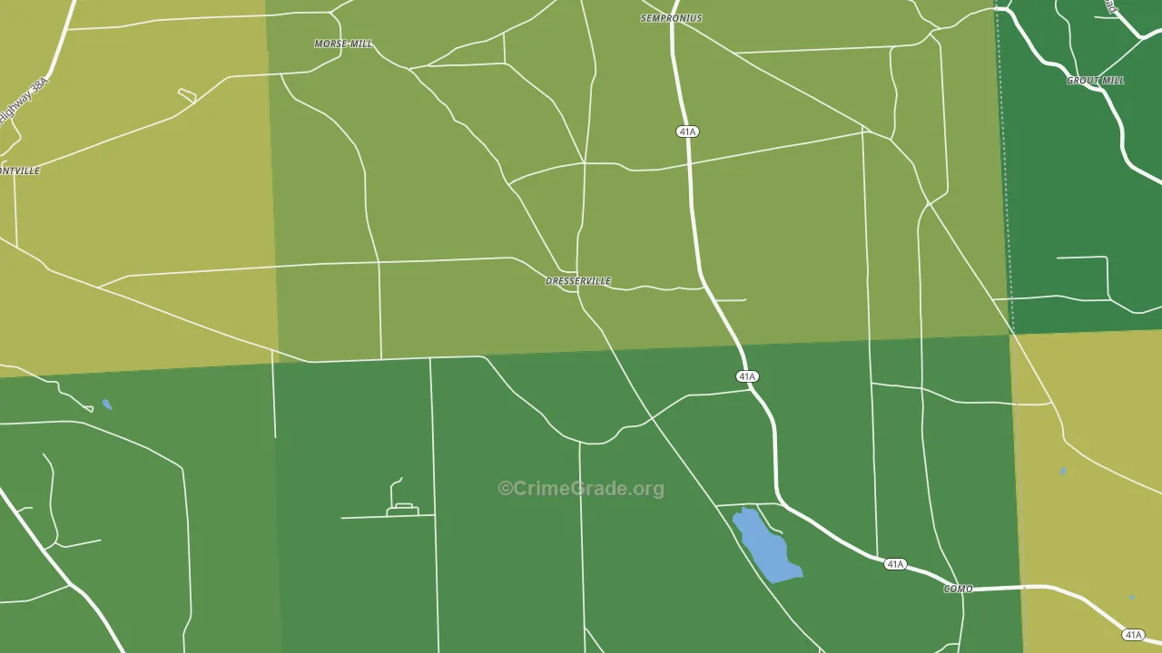Dresserville, NY Map of Vandalism Rates