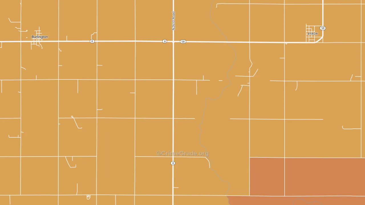 Driftwood, OK Map of Vandalism Rates