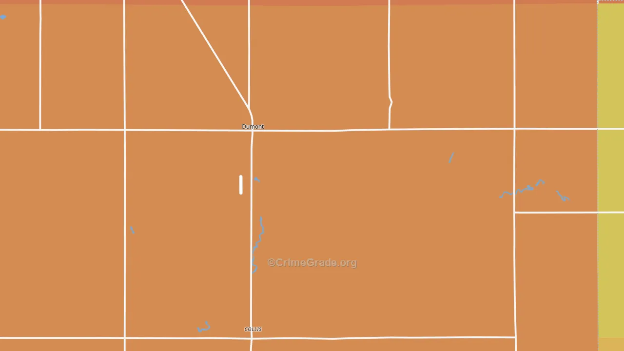 Dumont, MN Map of Vandalism Rates