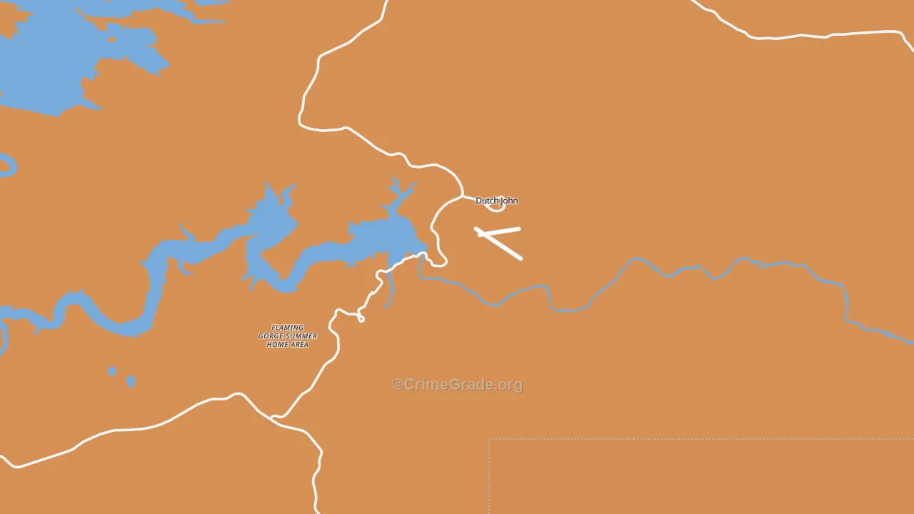 Dutch John, UT Map of Vandalism Rates