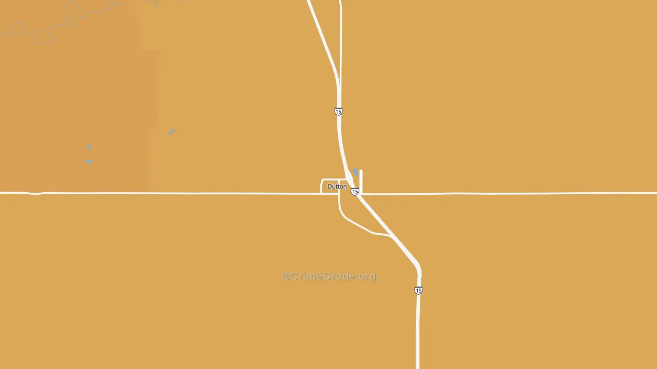 Dutton, MT Map of Vandalism Rates