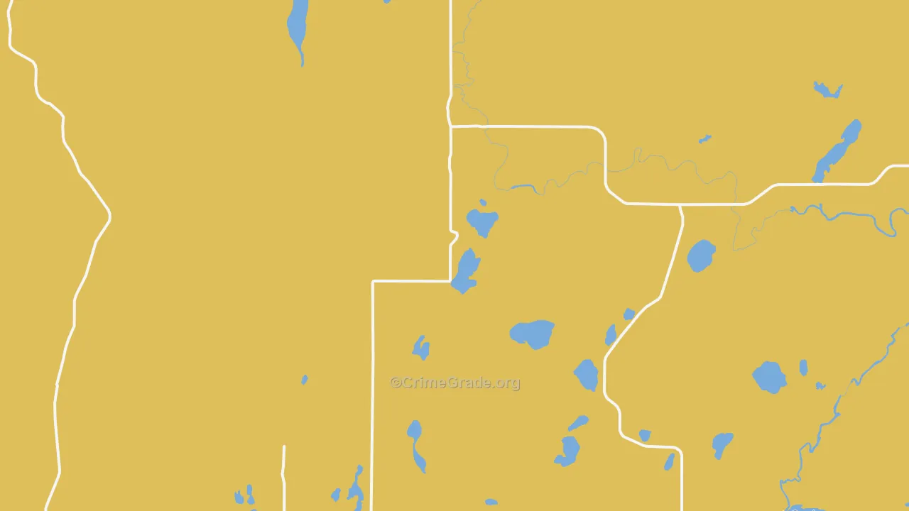 Duxbury, MN Map of Vandalism Rates