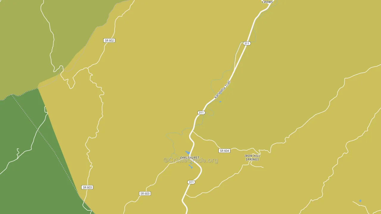 Earlehurst, VA Map of Vandalism Rates