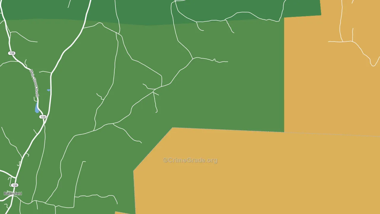 East Enosburg, VT Map of Vandalism Rates