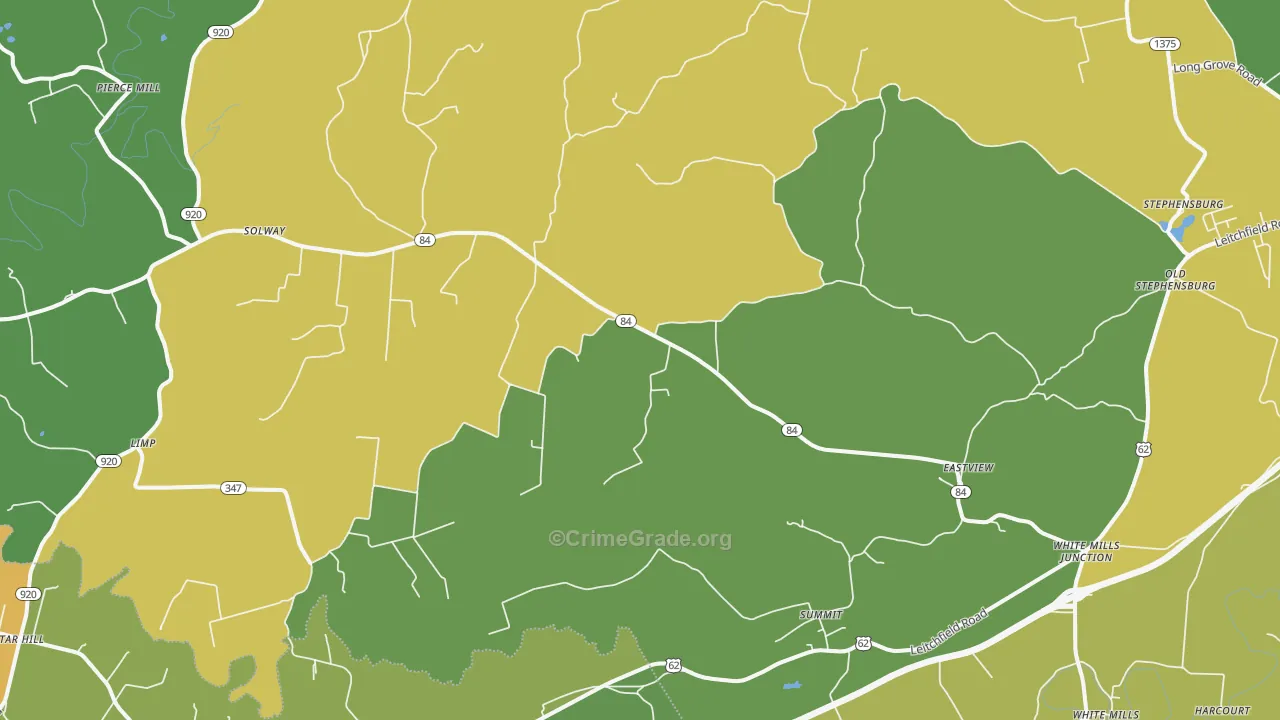 East View, KY Map of Vandalism Rates