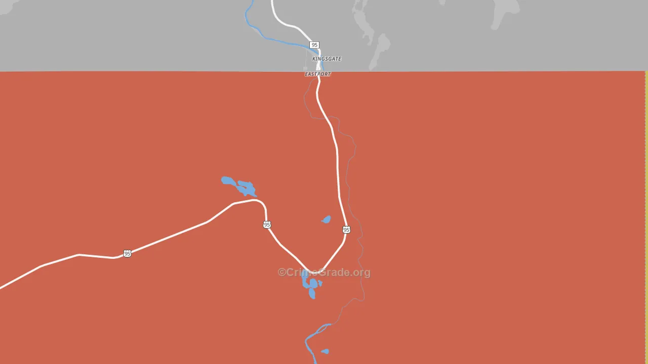 Eastport, ID Map of Vandalism Rates