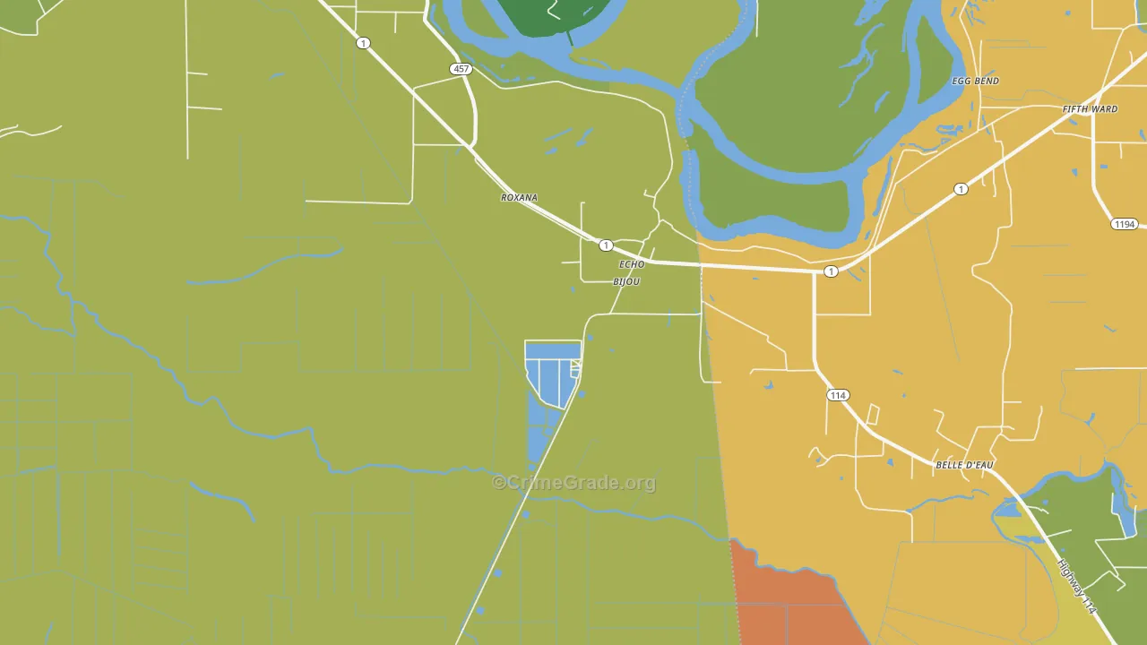 Echo, LA Map of Vandalism Rates