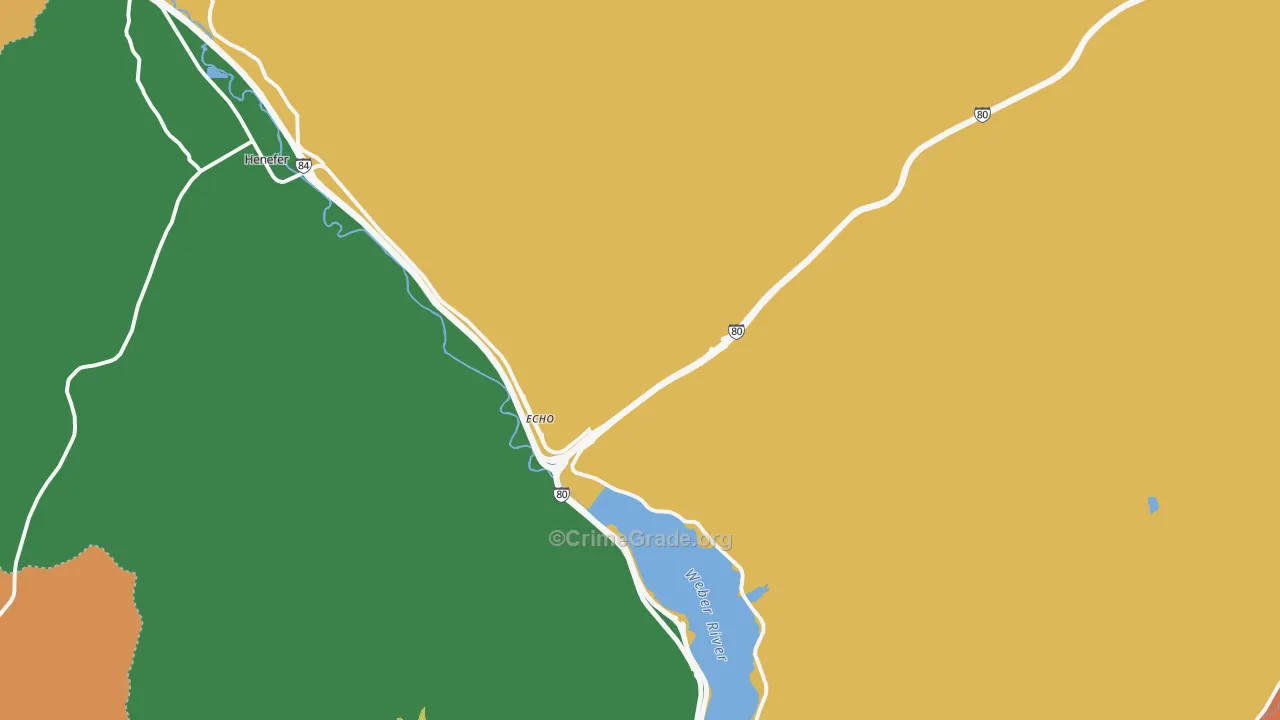 Echo, UT Map of Vandalism Rates