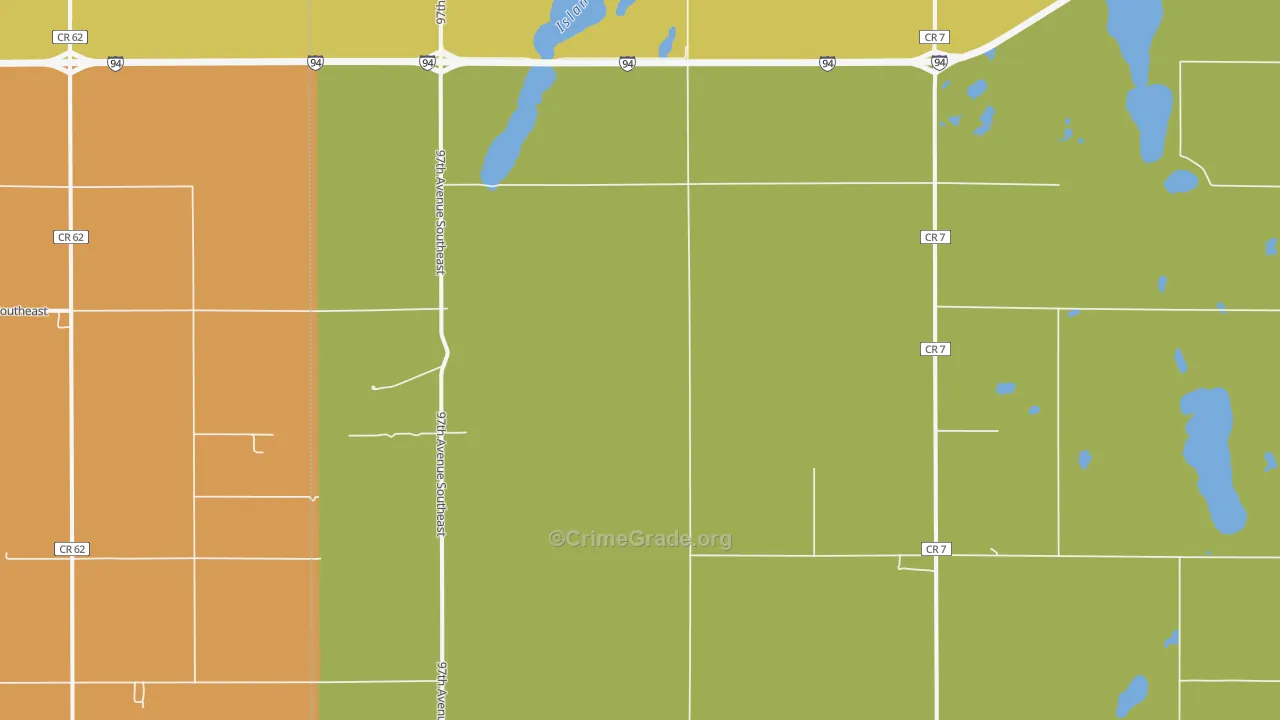 Eckelson, ND Map of Vandalism Rates
