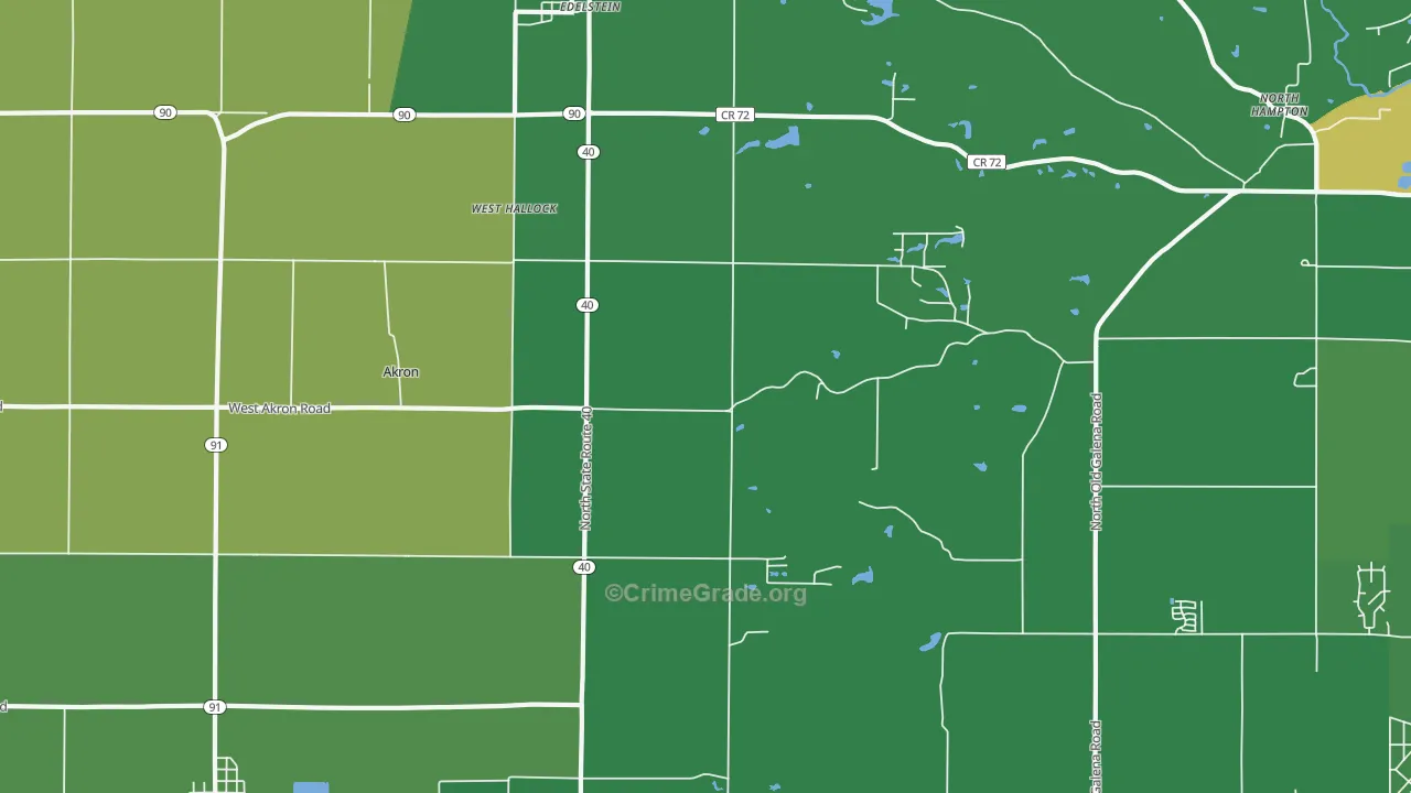 Edelstein, IL Map of Vandalism Rates