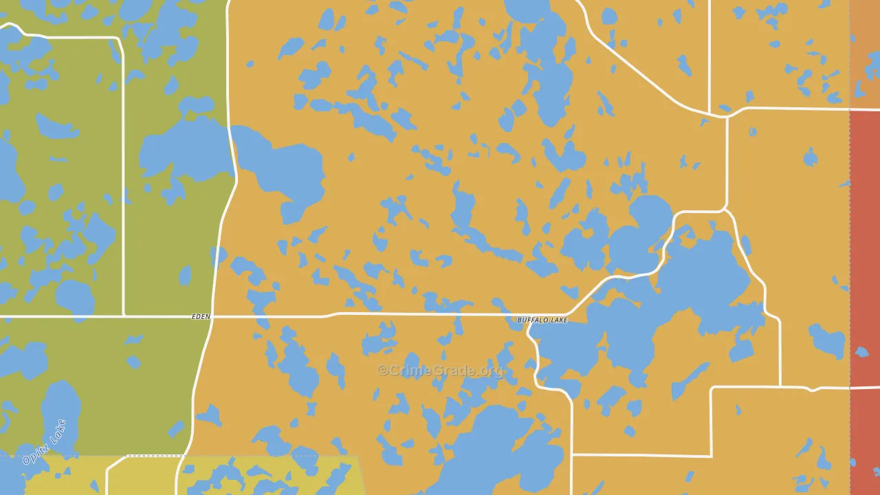 Eden, SD Map of Vandalism Rates