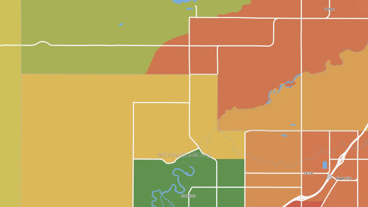 Edmonds, ID Map of Vandalism Rates