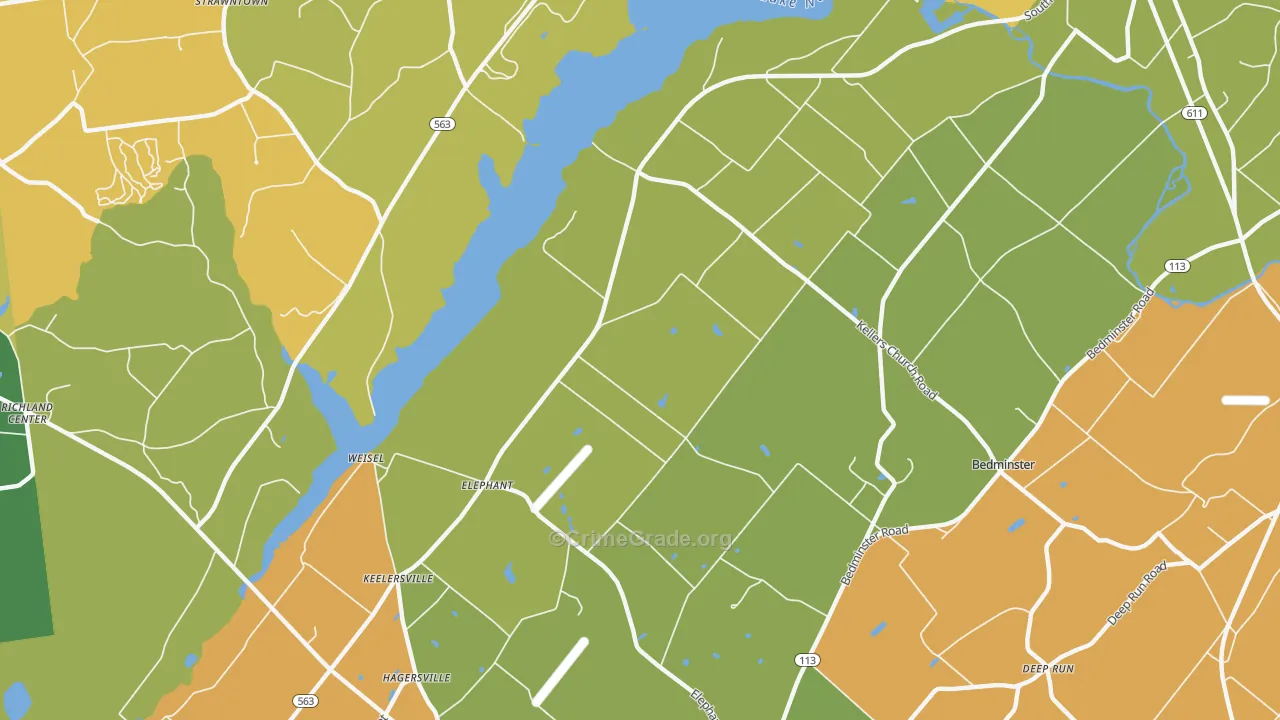 Elephant, PA Map of Vandalism Rates