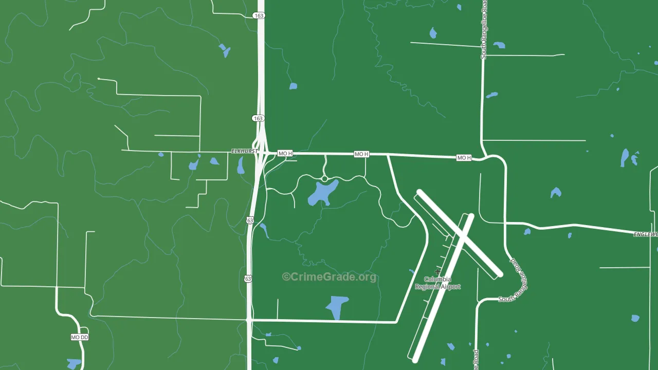 Elkhurst, MO Map of Vandalism Rates