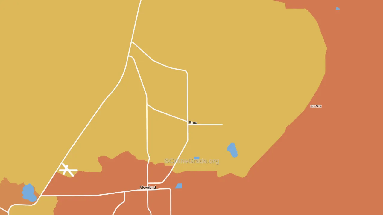Elmo, UT Map of Vandalism Rates