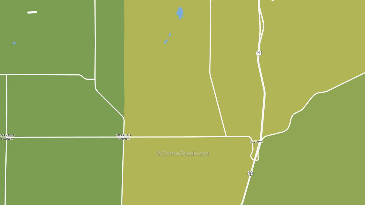 Eltopia, WA Map of Vandalism Rates