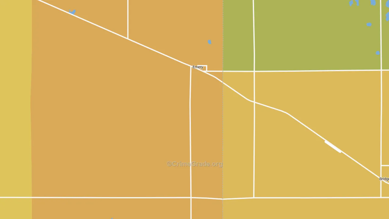 Emery, SD Map of Vandalism Rates