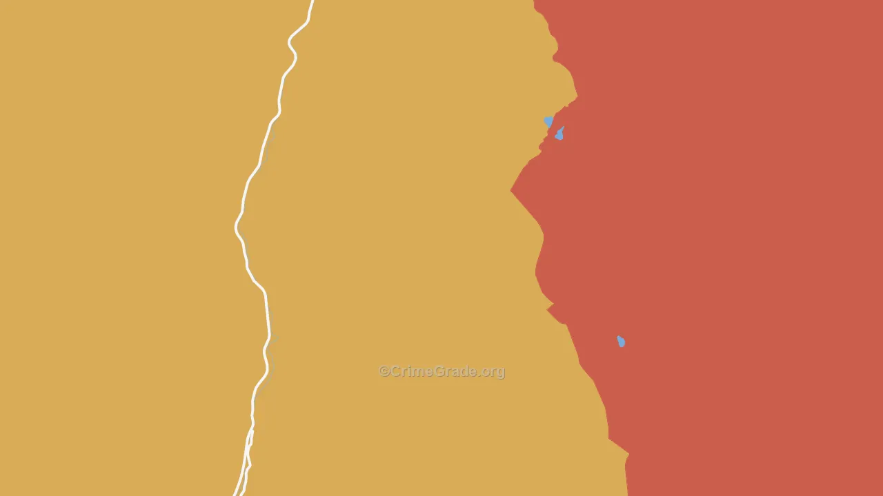 Emma, CO Map of Vandalism Rates