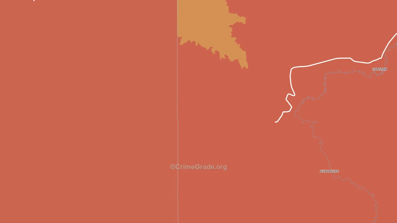 Encinal, NM Map of Vandalism Rates