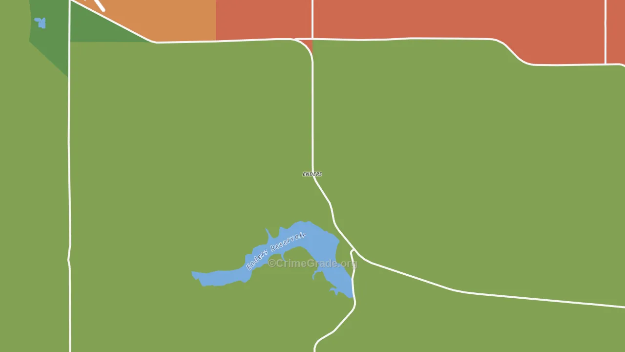 Enders, NE Map of Vandalism Rates