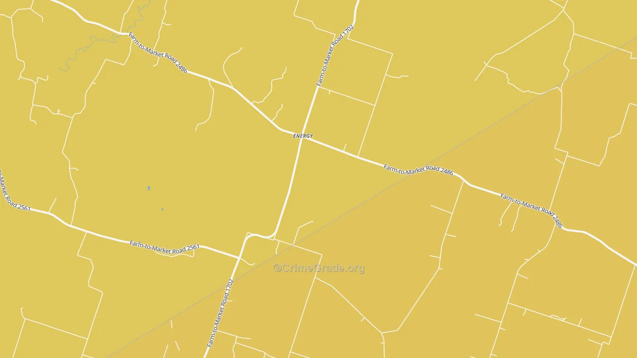 Energy, TX Map of Vandalism Rates