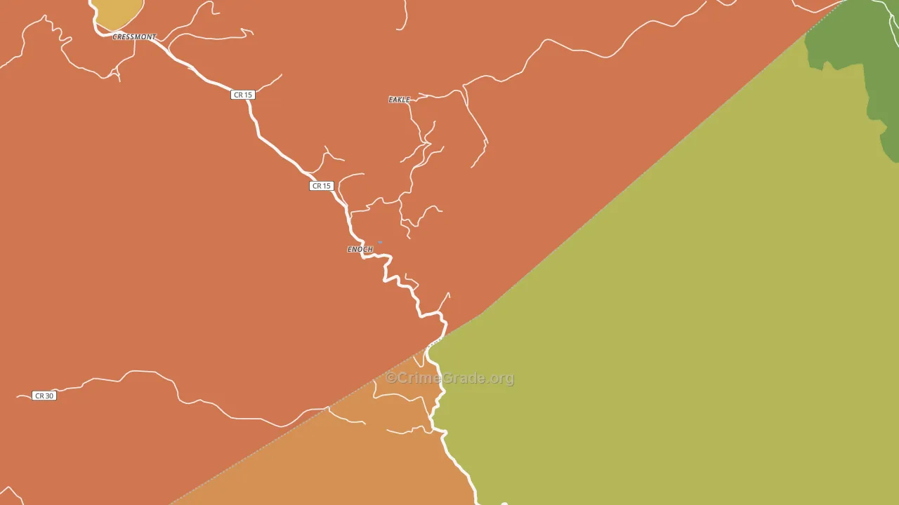 Enoch, WV Map of Vandalism Rates