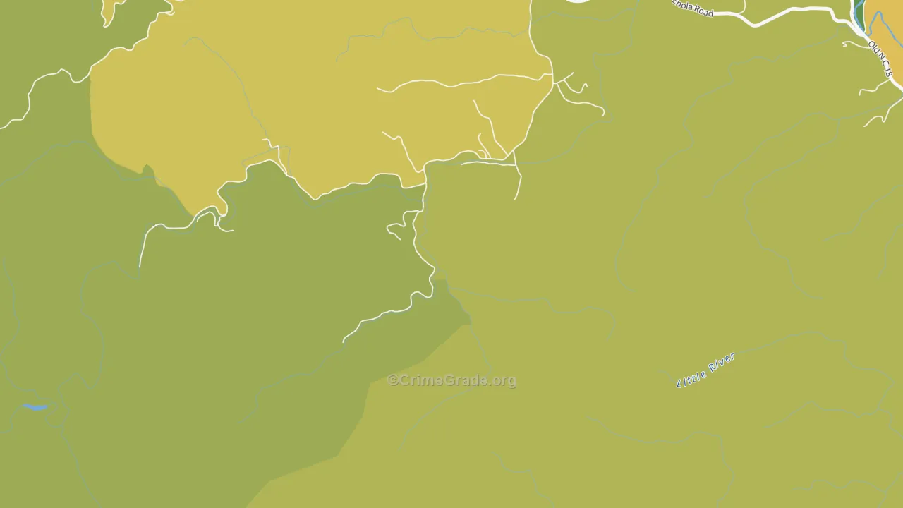 Enola, NC Map of Vandalism Rates
