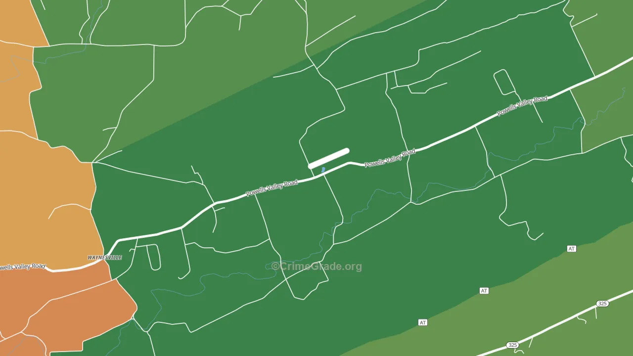 Enterline, PA Map of Vandalism Rates