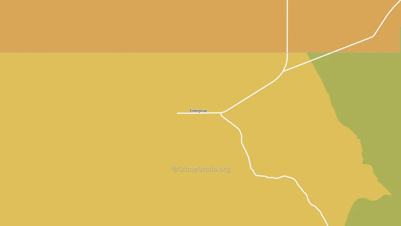 Enterprise, UT Map of Vandalism Rates