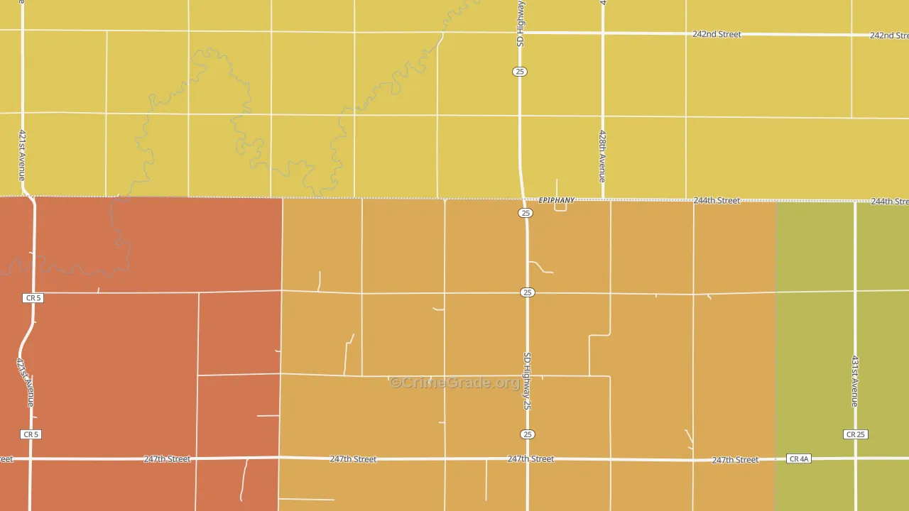 Epiphany, SD Map of Vandalism Rates