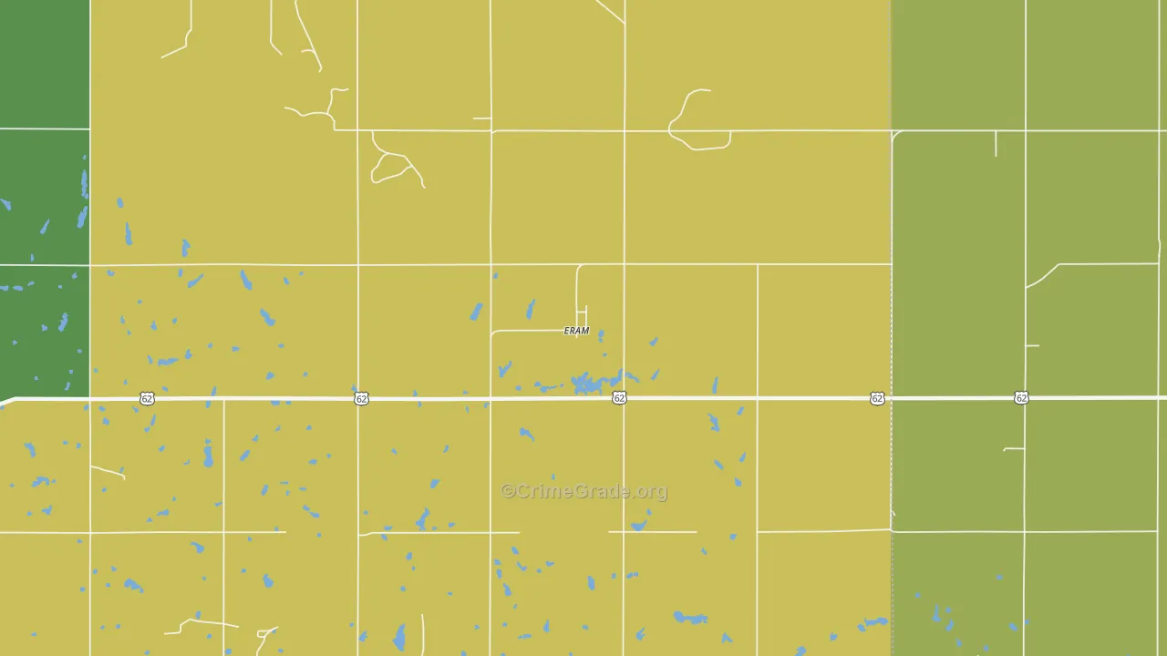 Eram, OK Map of Vandalism Rates