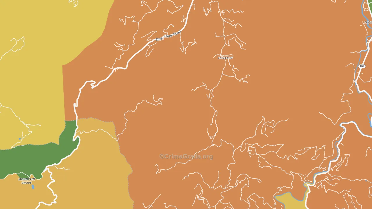 Erastus, NC Map of Vandalism Rates