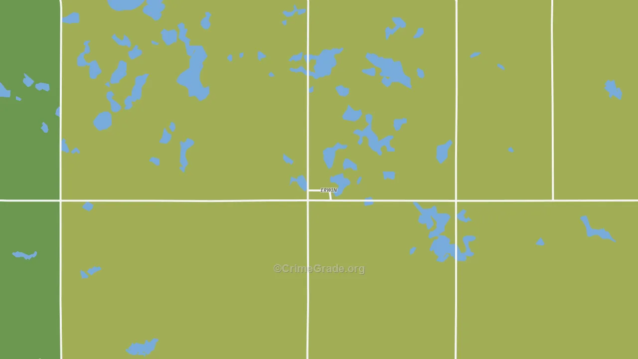 Erwin, SD Map of Vandalism Rates