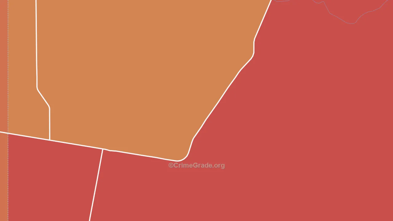 Escobas, TX Map of Vandalism Rates