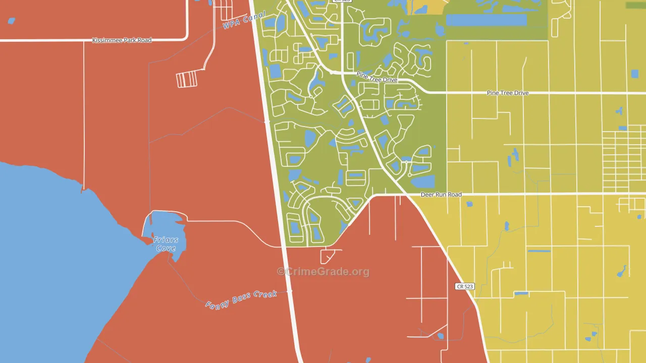 Esprit, St. Cloud, FL Map of Vandalism Rates