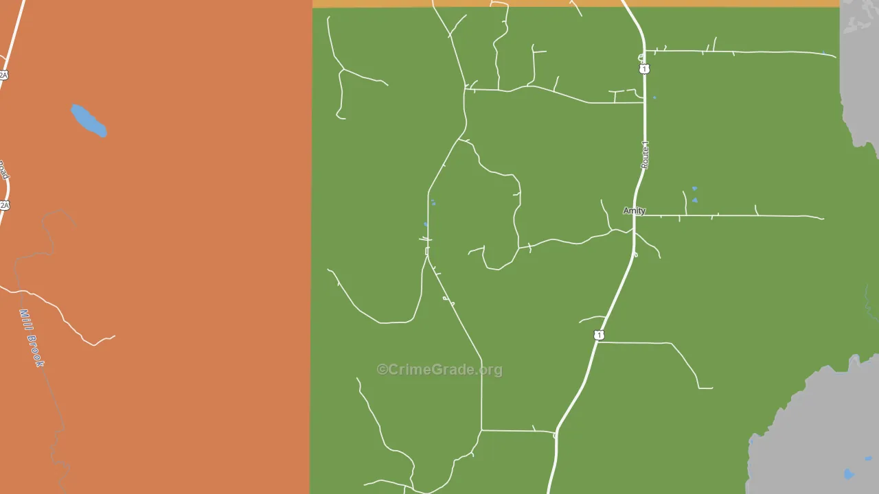 Estabrook Settlement, ME Map of Vandalism Rates