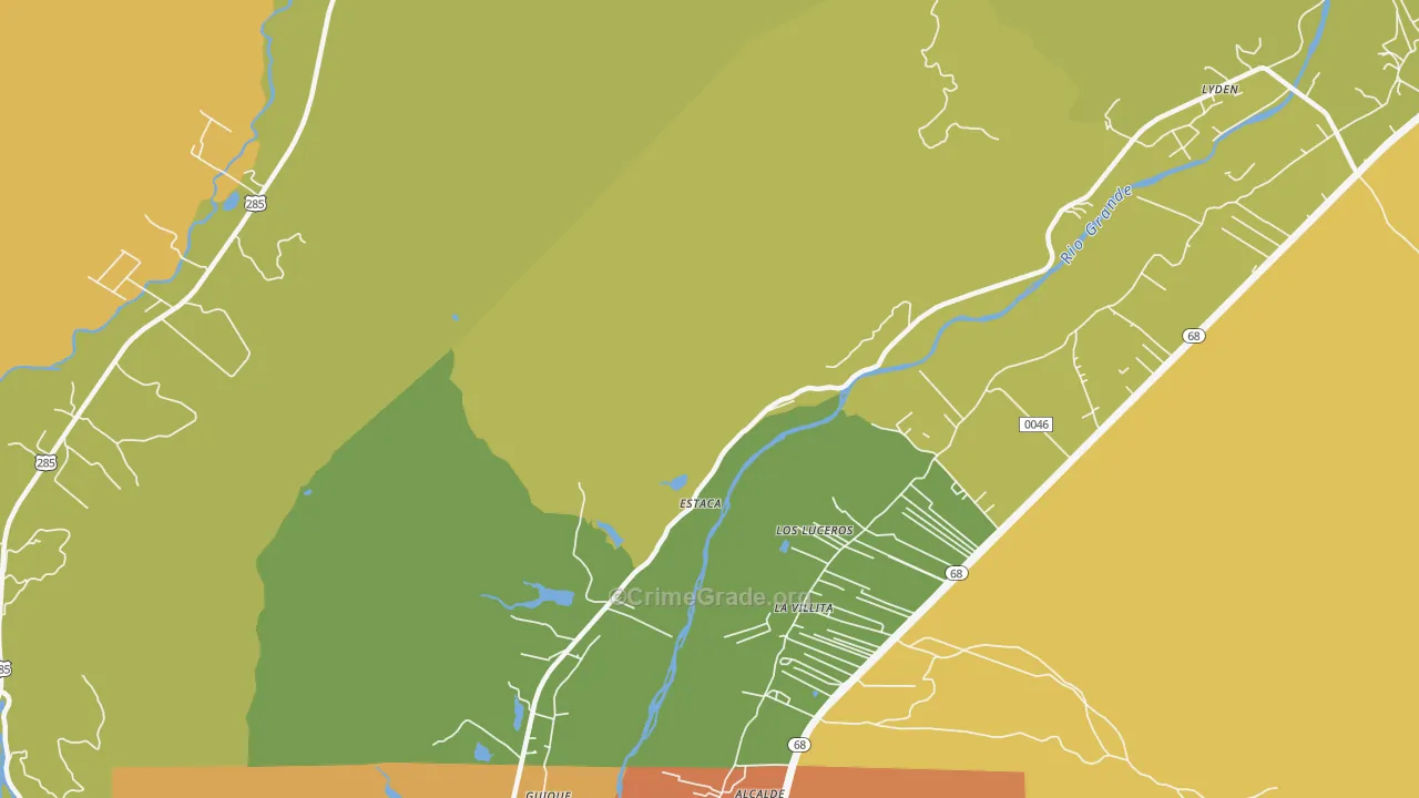 Estaca, NM Map of Vandalism Rates