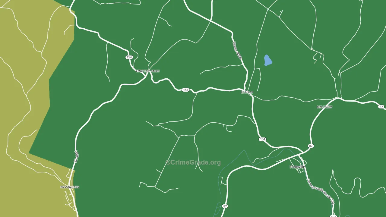 Estella, PA Map of Vandalism Rates