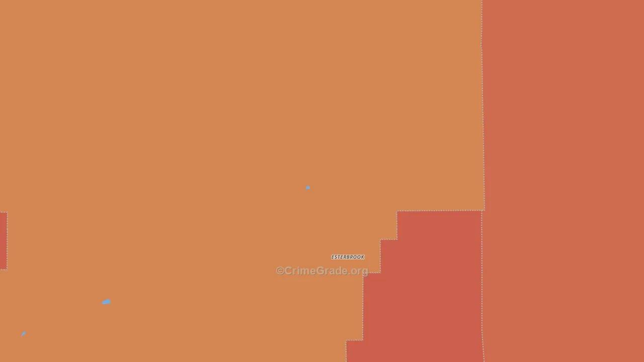 Esterbrook, WY Map of Vandalism Rates