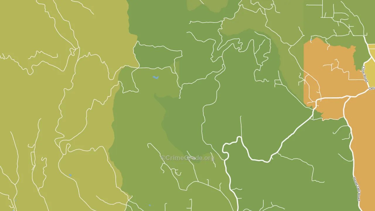 Eufaula Heights, WA Map of Vandalism Rates