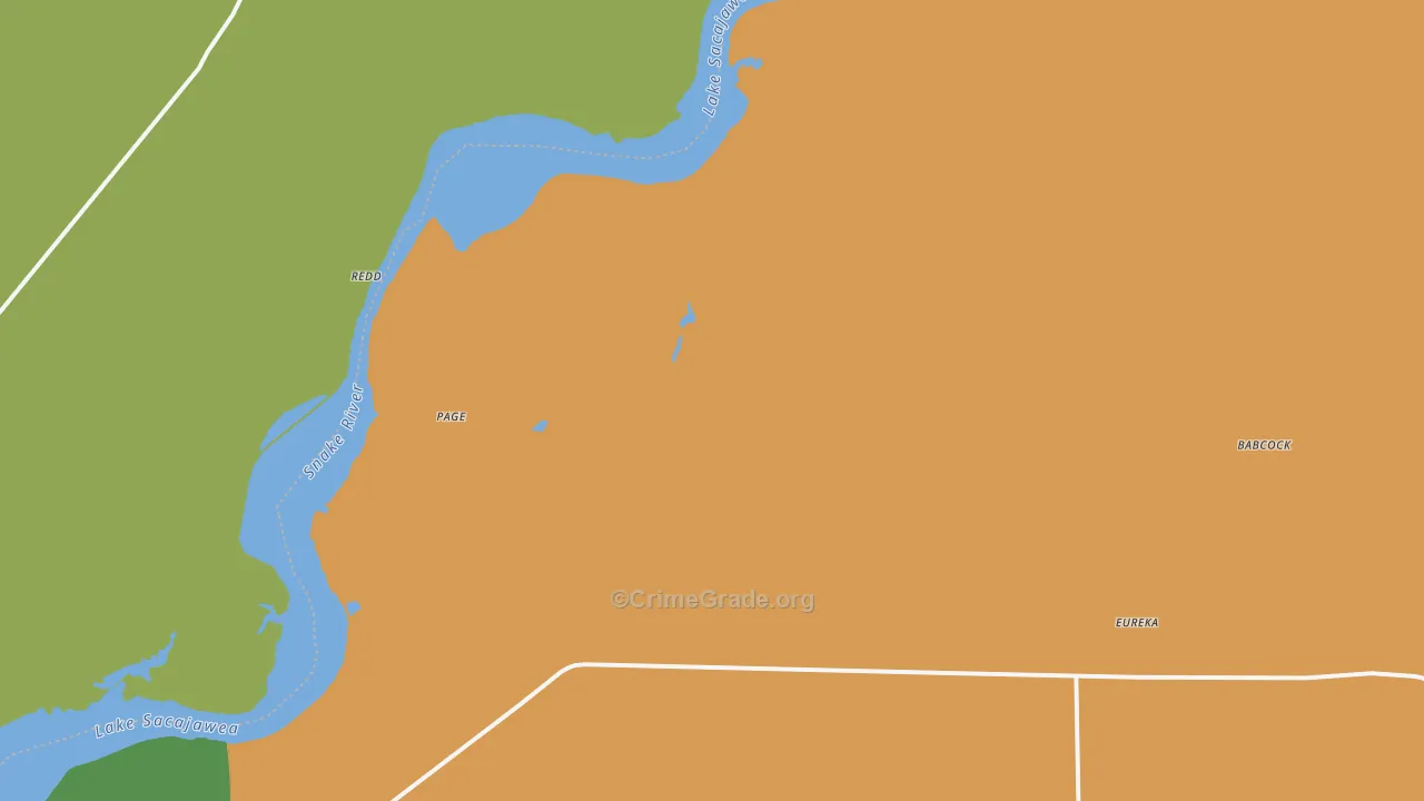 Eureka, WA Map of Vandalism Rates