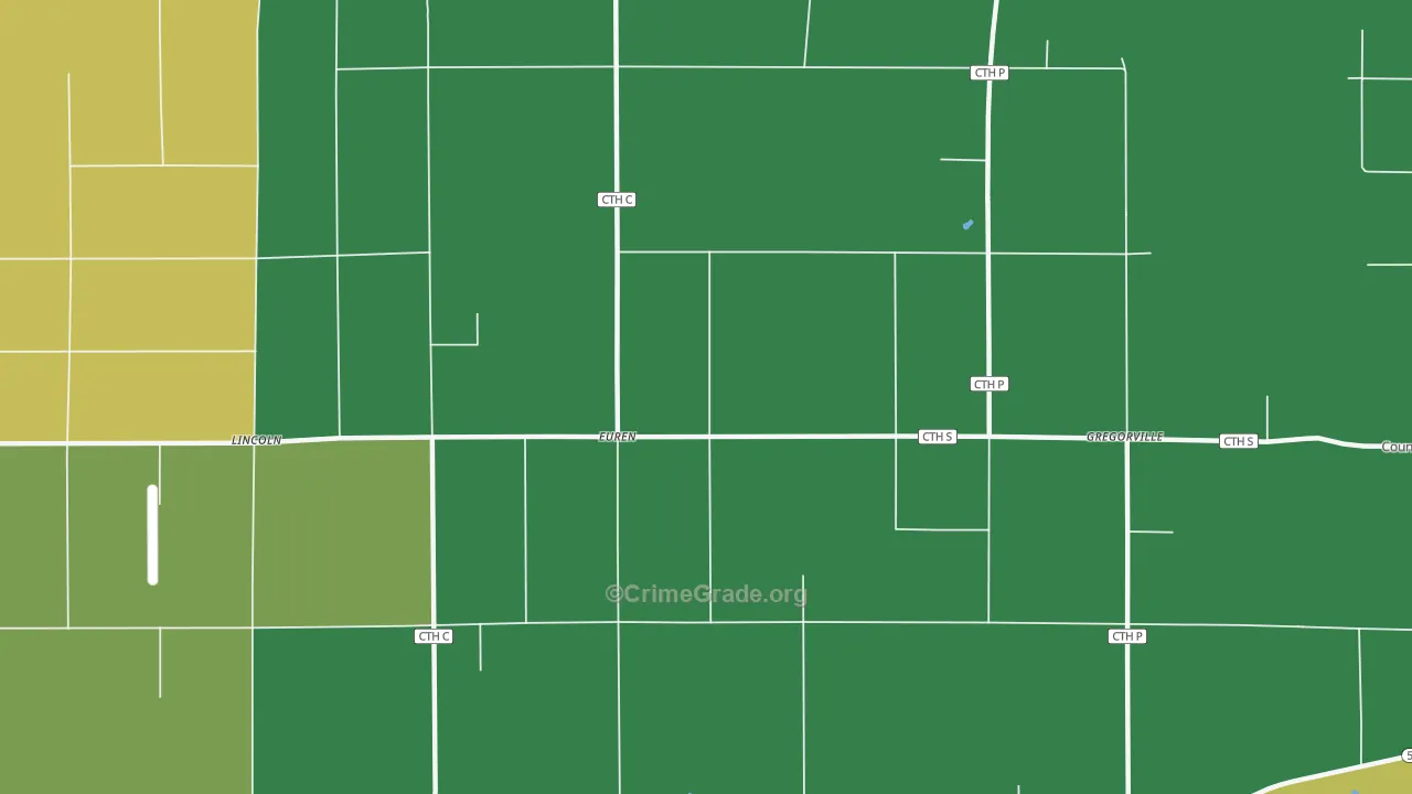 Euren, WI Map of Vandalism Rates
