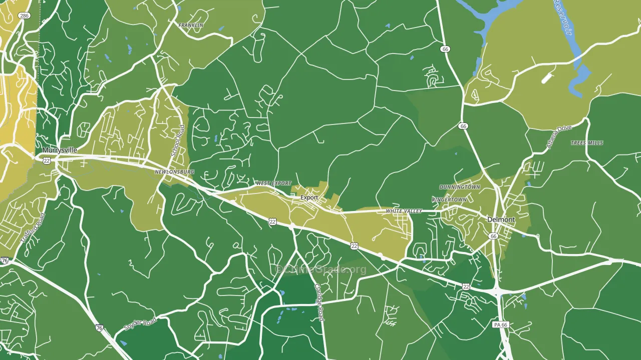 Export, PA Map of Vandalism Rates