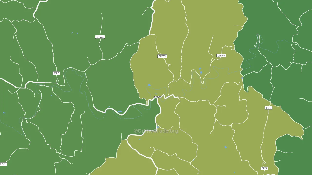 Extra, WV Map of Vandalism Rates