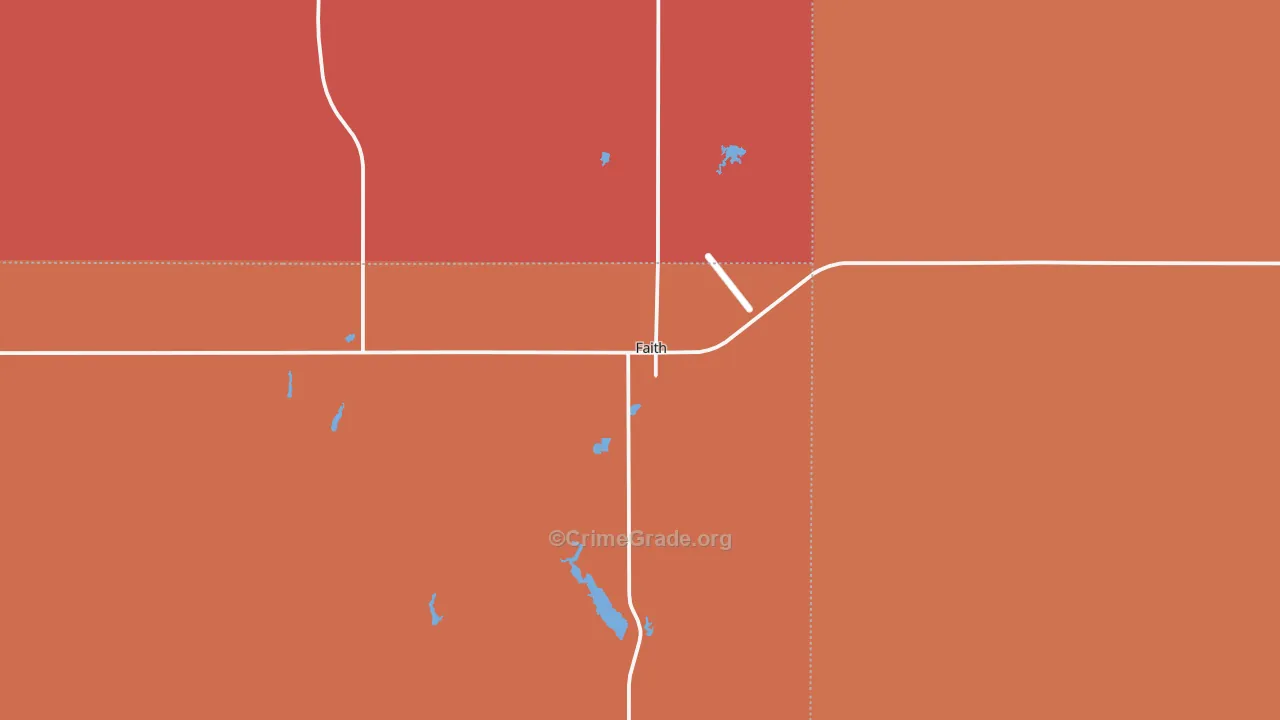 Faith, SD Map of Vandalism Rates
