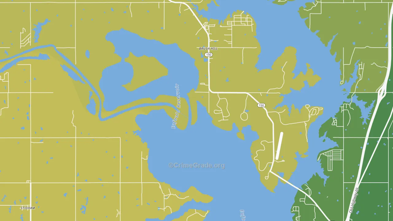 Fame, OK Map of Vandalism Rates