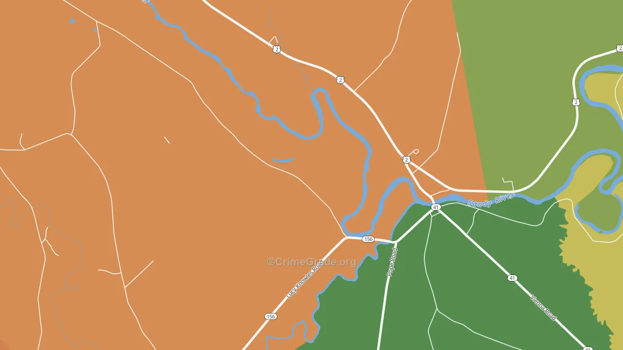 Farmington Falls, ME Map of Vandalism Rates