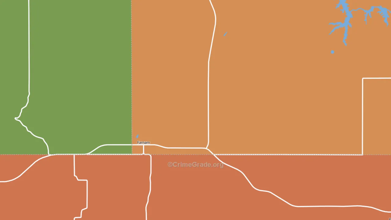 Farnam, NE Map of Vandalism Rates